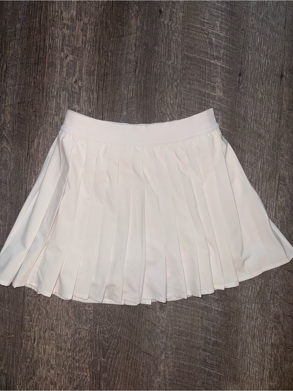 lululemon athletica White Pleated Skater Tennis Skirt